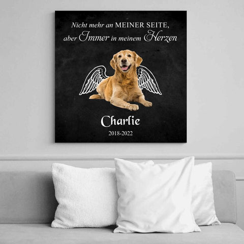 Personalisierte Leinwand - Engel Denkmal