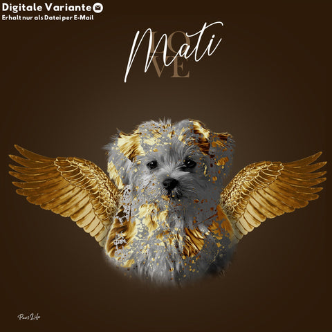 Digitales Engel Portrait