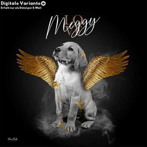 Digitales Engel Portrait