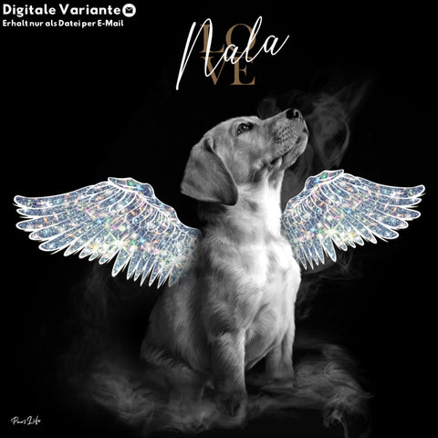 Digitales Engel Portrait