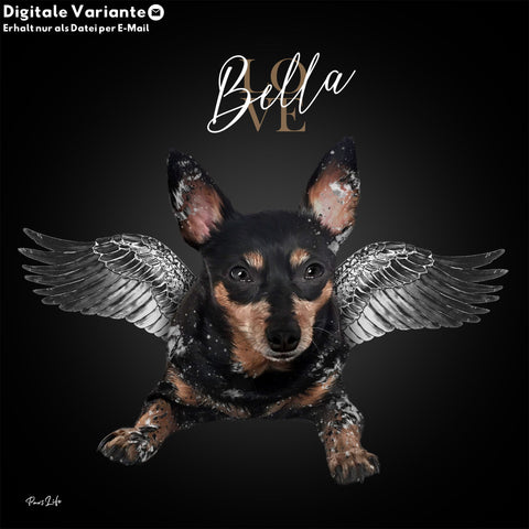 Digitales Engel Portrait