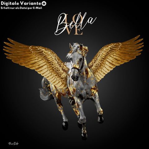 Digitales Engel Portrait