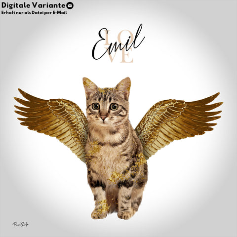 Digitales Engel Portrait