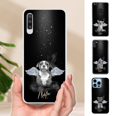 Personalisierte Portrait Handyhülle – Diamant Stil