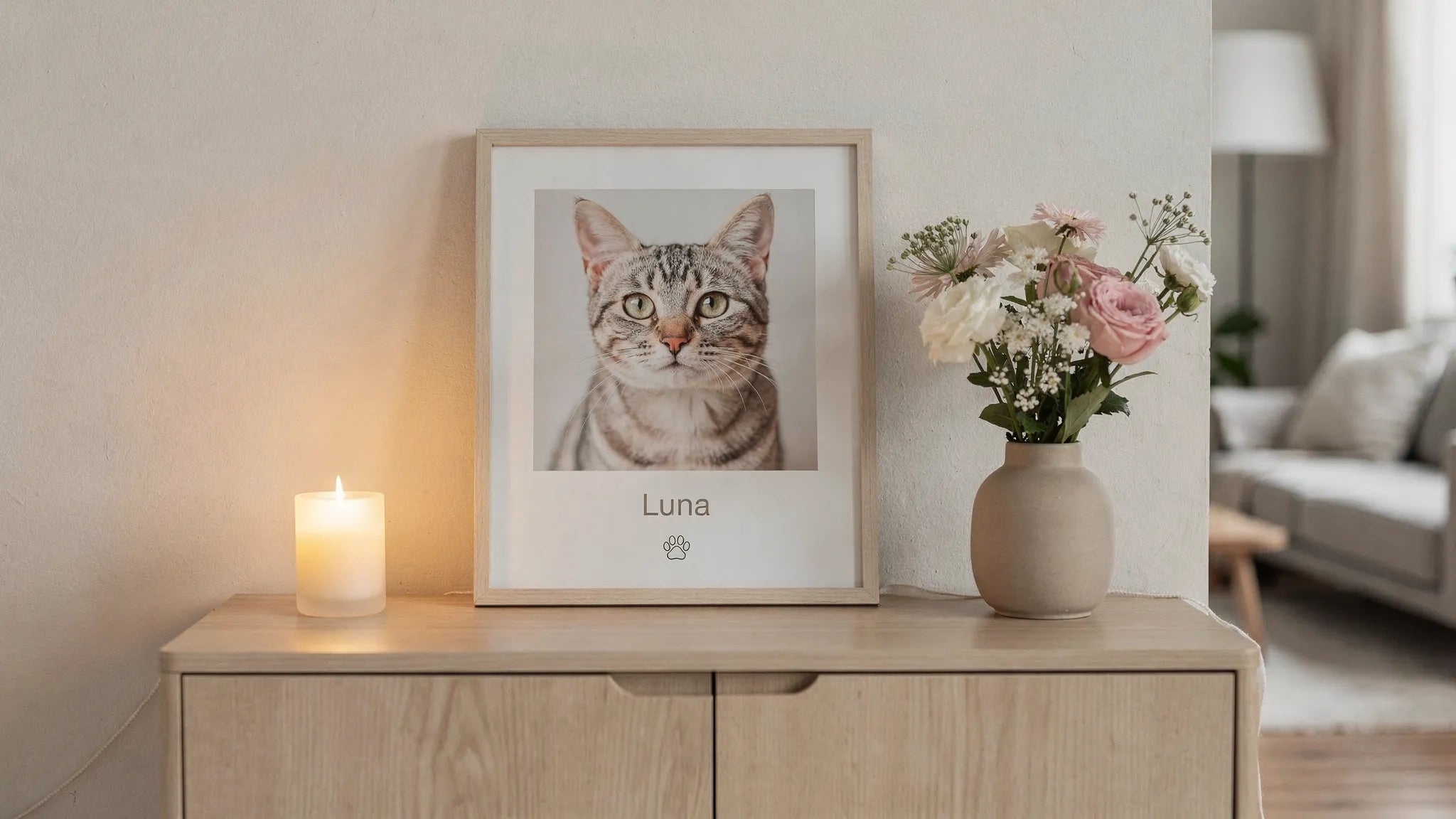 Erinnerung an verstorbene Katze: Texte, Symbole, Designs