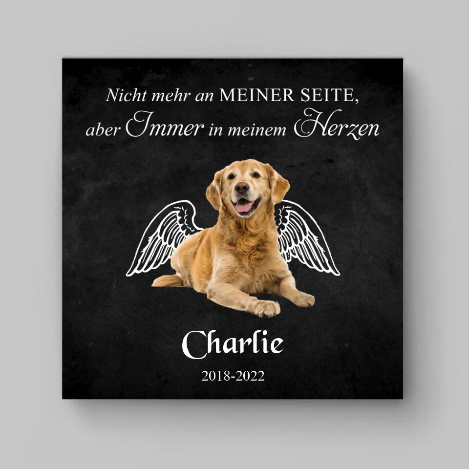 Personalisierte Leinwand - Engel Denkmal