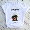 Beschützt von - Personalisiertes Baby T-Shirt - Hund & Katze
