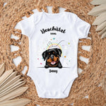 Beschützt von - Personalisierter Baby Body - Kurz - Hund & Katze