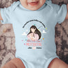 Beschützt von - Personalisierter Baby Body - Kurz - Muttertag