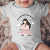 Beschützt von - Personalisierter Baby Body - Kurz - Muttertag