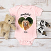 Beschütz von - Personalisierter Foto Baby Body