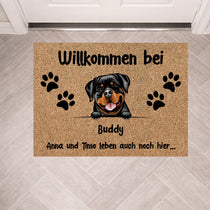 Personalisierte Fußmatte