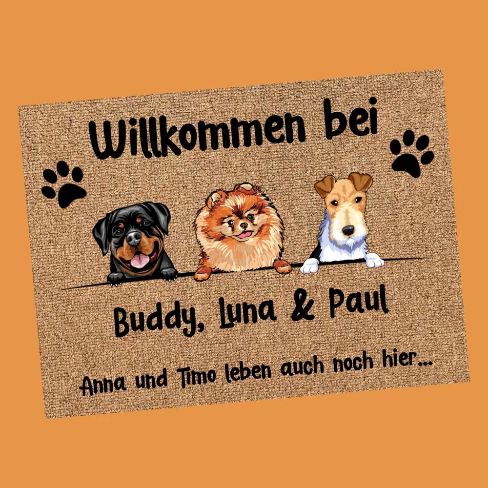 Personalisierte Fußmatte