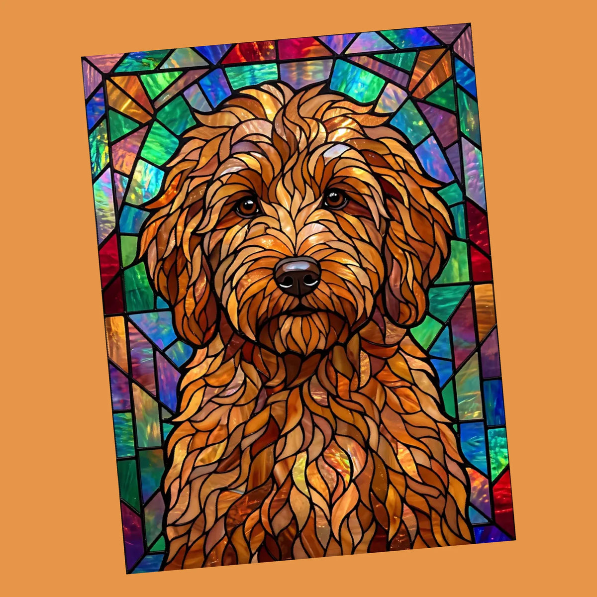 Buntglas-Mosaik Stil