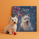 Personalisiertes Portrait - Butterfly Stil