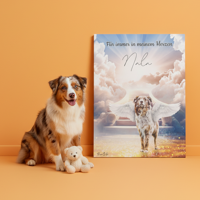 Personalisiertes Portrait - Himmlischer Engel Stil