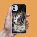 Personalisierte Portrait Handyhülle – Aquarell Stil