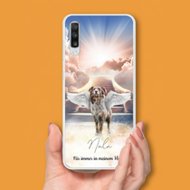 Personalisierte Portrait Handyhülle – Himmlischer Engel Stil