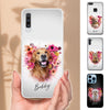 Personalisierte Portrait Handyhülle – Floral Engel Stil