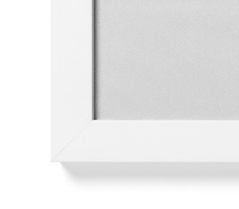Upgrade: Fertig gerahmt + mit Glasfront (30x30)