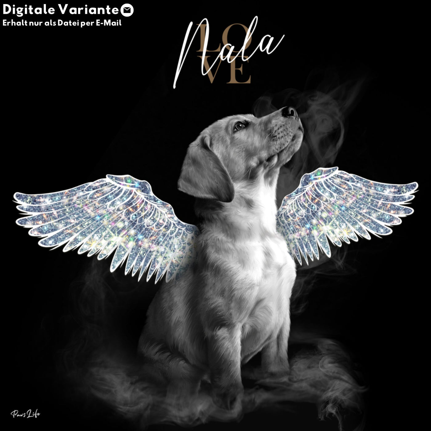 Digitales Engel Portrait