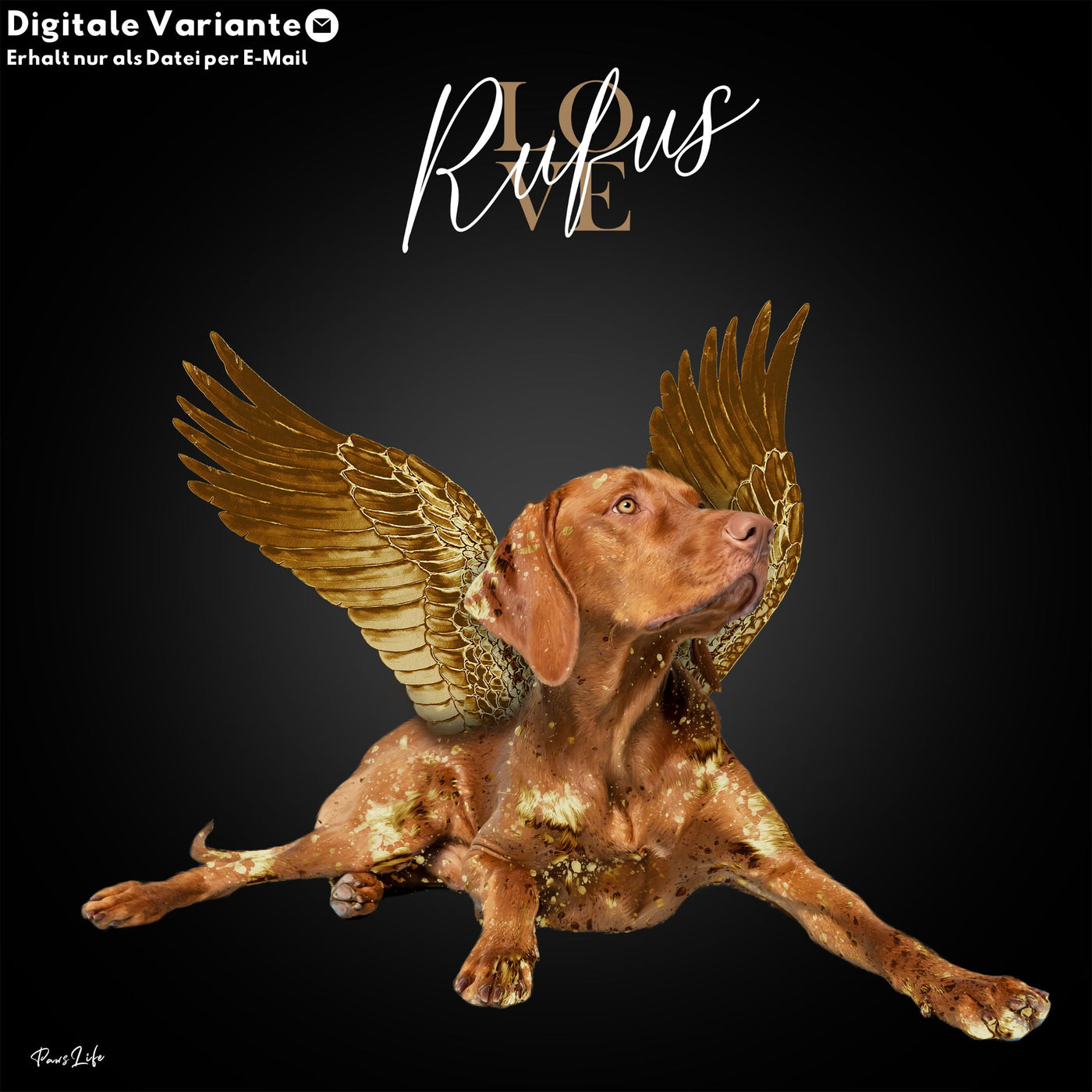 Digitales Engel Portrait