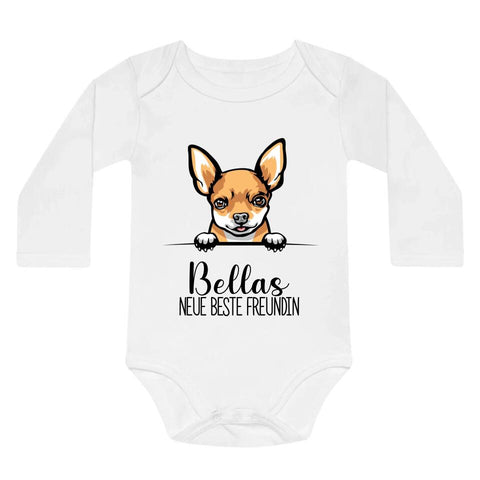 Freunde - Personalisierter Baby Body mit Haustier