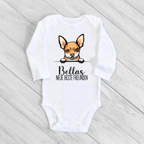 Freunde - Personalisierter Baby Body mit Haustier
