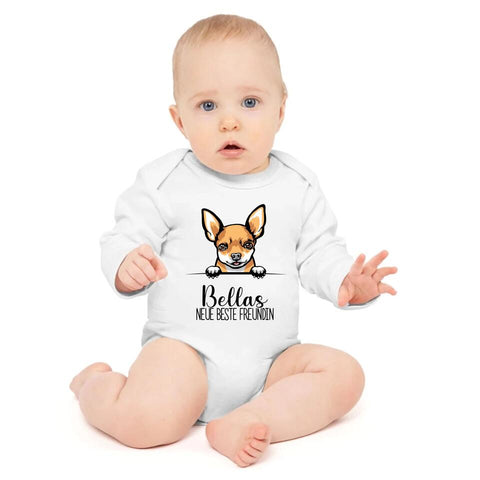 Freunde - Personalisierter Baby Body mit Haustier