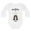 Beschützt von - Personalisierter Baby Body Katze