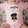 Beschützt von - Personalisierter Baby Body - Kurz - Hund & Katze