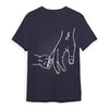 Familienglück Papa - Personalisiertes T-Shirt Vatertag