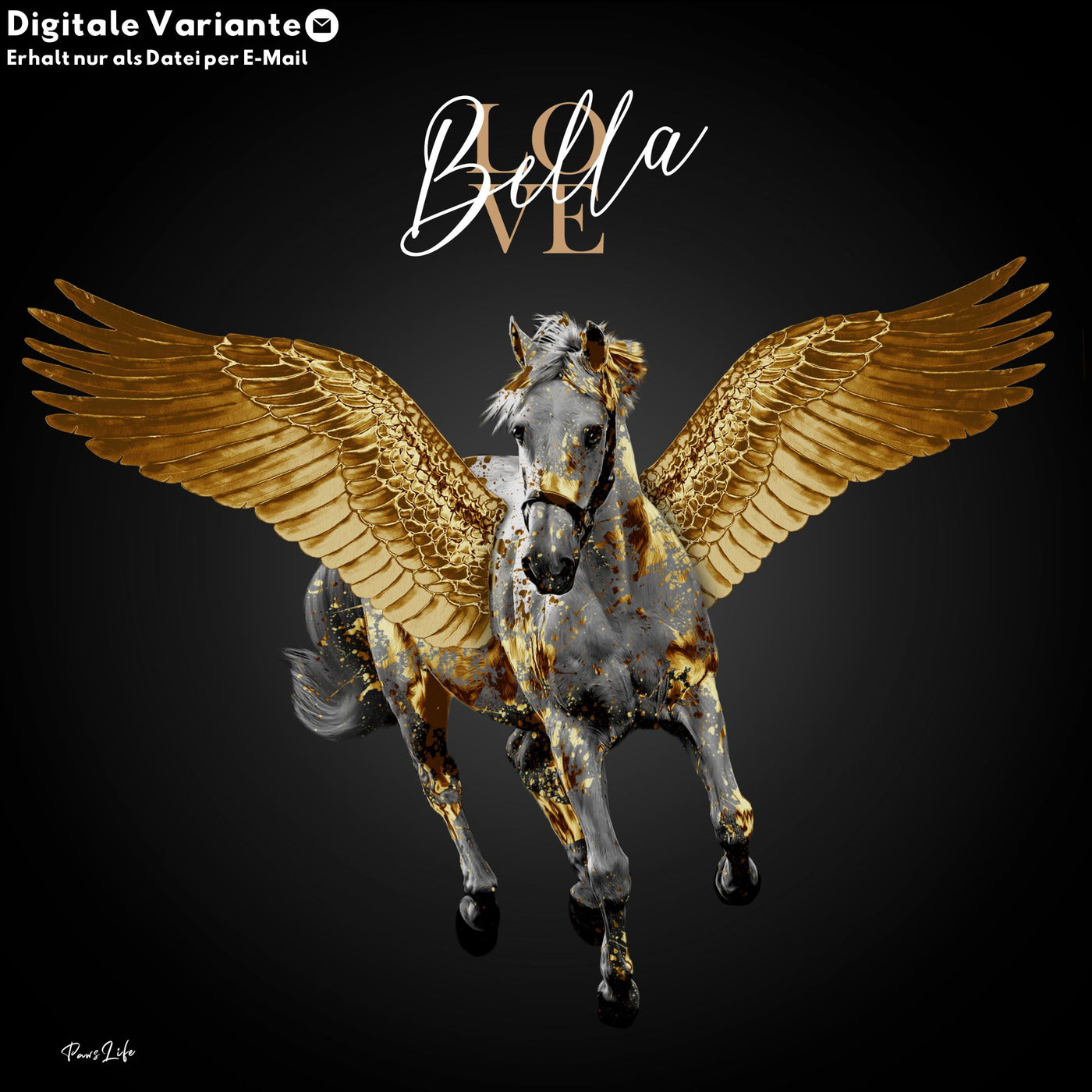 Digitales Engel Portrait