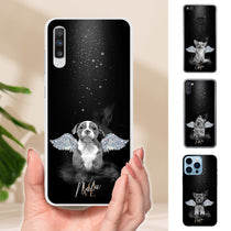 Personalisierte Portrait Handyhülle – Diamant Stil