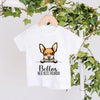 Neue beste Freundin - Personalisiertes Baby T-Shirt mit Haustier - PawsLife