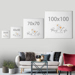 Personalisierte Portrait Leinwand - Goldener Engel Stil - PawsLife