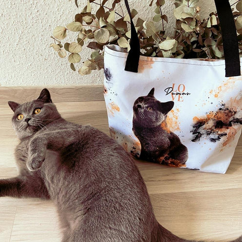 Personalisierte Shopper Tasche - PawsLife