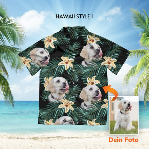Personalisiertes Hawaii Fotohemd - PawsLife