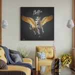 Personalisiertes Portrait - Goldener Engel Stil - PawsLife