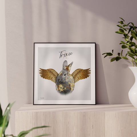 Personalisiertes Portrait - Goldener Engel Stil - PawsLife