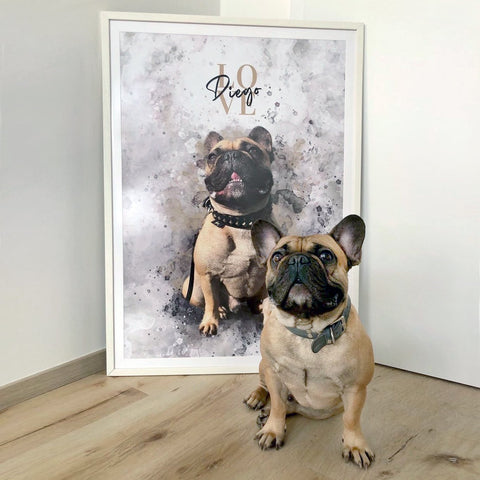 Personalisiertes Portrait Poster - PawsLife