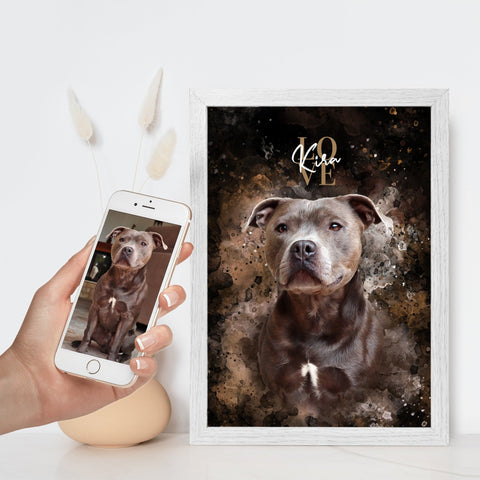 Personalisiertes Portrait Poster - PawsLife