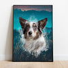 Personalisiertes Portrait Poster – Natur Stil - PawsLife