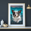 Personalisiertes Portrait Poster – Natur Stil - PawsLife