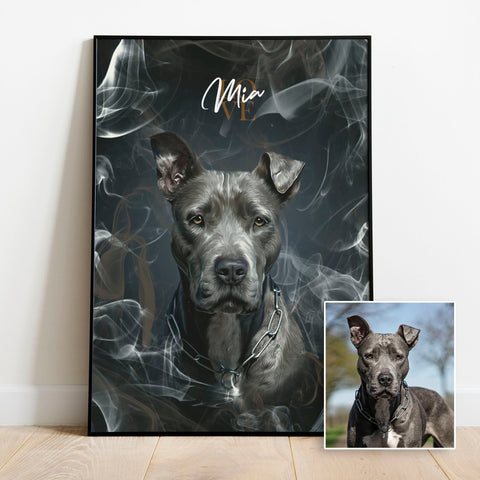 Personalisiertes Portrait Poster - Rauch Design - PawsLife