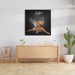 Personalisiertes Portrait - Silberner Engel Stil - PawsLife